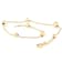 Dainty Gold Bead Station Bracelet In Solid 14K Yellow Gold