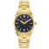 Mathey Tissot Women's Classic Black Dial, Yellow Stainless Steel Watch