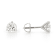Certified White Lab-Grown Diamond H-I SI 14k White Gold Martini Stud
Earrings 2.00ctw
