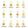 Round Aquamarine 18K Yellow Gold Over Sterling Silver Circle March
Birthstone Charm