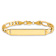 10k Yellow Gold Figaro Link ID Bracelet