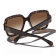 Chanel Dark Havana Square Frames with "CC" Accent/Brown
Gradient Lens Sunglasses