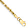 10k Yellow Gold 2.75mm Diamond-Cut Rope Link Bracelet