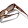 Chanel Havana Brown Frame "CC" Logo / Gray Brown Lenses Sunglasses