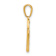 14k Two-tone Gold Diamond-Cut Mother and Child Hands in Heart Pendant