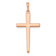 14k Rose Gold Cross Pendant