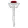 7mm Cushion Garnet 1/4 ctw Diamond Rhodium Over Sterling Silver Halo Ring