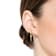Pave CZ Drop Earrings In 14K Gold Over Sterling Silver