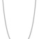 Rhodium Over 14k White Gold 3.5mm Solid Miami Cuban 18 Inch Chain