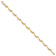 14k Yellow Gold Dolphin Link Bracelet