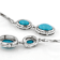 Sleeping Beauty Turquoise Dangle Earrings In Sterling Silver