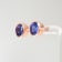 Tanzanite Round 18K Rose Gold Over Sterling Silver 8MM Studs Earrings,
4.46 ctw