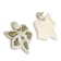 White Seed Beads With Clear Crystal Butterfly Earring