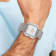 Mens Charles Hubert Stainless Mesh Silver-tone Dial Quartz Watch
