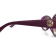 Gucci Purple Frame / Silver Mirrored Sunglasses