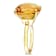 Madeira Citrine 14K Yellow Gold Cocktail Ring 15ctw