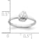 Rhodium Over Sterling Silver Polished Ladybug Children's Ring