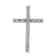 Rhodium Over 14k White Gold Diamond Latin Cross Pendant