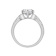 White Cubic Zirconia Platinum Over Sterling Silver Ring 3.34ctw