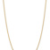 14k Yellow Gold 2.85mm Curb Link 20 Inch Chain