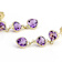 Heart Shape Amethyst Dangle Earrings 2.42ctw