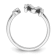 Rhodium Over 14K White Gold Lab Grown Diamond VS/SI GH, Initial M
Adjustable Ring