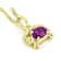 Lab-Created Alexandrite Cancer Zodiac Pendant