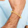 14K Yellow Gold 6.5mm Byzantine Chain Bracelet