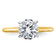 14K Yellow Gold With White Gold Accents 1 3/4 ct. D E F Pure Light Round
Moissanite Solitaire Ring