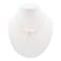 Cultured Freshwater Pearl Bow Necklace with Gold-Tone Brass Accents
