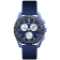 Oceanaut Men's Orbit Blue Dial, Blue Leather Strap Watch