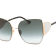 Jimmy Choo Black Oversize Frame / Gray Gradient Lens Sunglasses