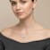 Initial H Mixed Cut CZ Pendant Necklace In Sterling Silver 18 Inch