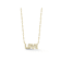 Rachel Zoe CZ "LOVE" Pendant Necklace on Paperclip Chain in
14K Gold Over Sterling Silver