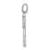 Rhodium Over 14K White Gold 1/10ct. Diamond Cross Pendant