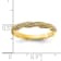 14K Yellow Gold Twisted Diamond Wedding Band 0.2ctw