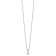 Rhodium Over Sterling Silver White Rice 6-7mm FWC Pearl Necklace