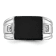Rhodium Over 10K White Gold AA Diamond men's ring