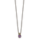 Sterling Silver Antiqued with 14K Accent Amethyst and Peridot Necklace