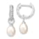 Rhodium Over Sterling Silver 7-8mm White/Black FWC Pearl Cubic Zirconia
Changeable Earring