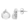 White Freshwater Pearl with Diamond Accents Sterling Silver Earrings and
Pendant Jewelry Set