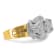 10K Two-tone Yellow and White Gold Men's Enamel and Diamond Eagle
Masonic Shriner's Ring 0.51ctw