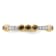 14K Yellow Gold Stackable Expressions Lab Created Sapphire and Diamond
Ring 0.23ctw