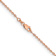14k Rose Gold 1.65mm Solid Diamond-Cut Cable 20 Inch Chain