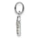 Rhodium Over Sterling Silver Rainbow Nano Crystal Star Pendant
