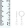 7-8mm White Cultured Freshwater Pearl and Cubic Zirconia Rhodium Over
Sterling Silver Earrings