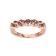 Mocha Cubic Zirconia 18k Rose Gold Over Sterling Silver Ring 1.55ctw