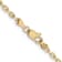 14K Yellow Gold 3mm Diamond-cut Round Open Link Cable Chain Necklace