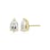 Pear Shape Moissanite 14k Yellow Gold Over Silver Stud Earrings 1.90ctw DEW