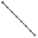 Sterling Silver with 14K Gold Over Sterling Silver Oxidized Swiss Blue
Topaz Bracelet
